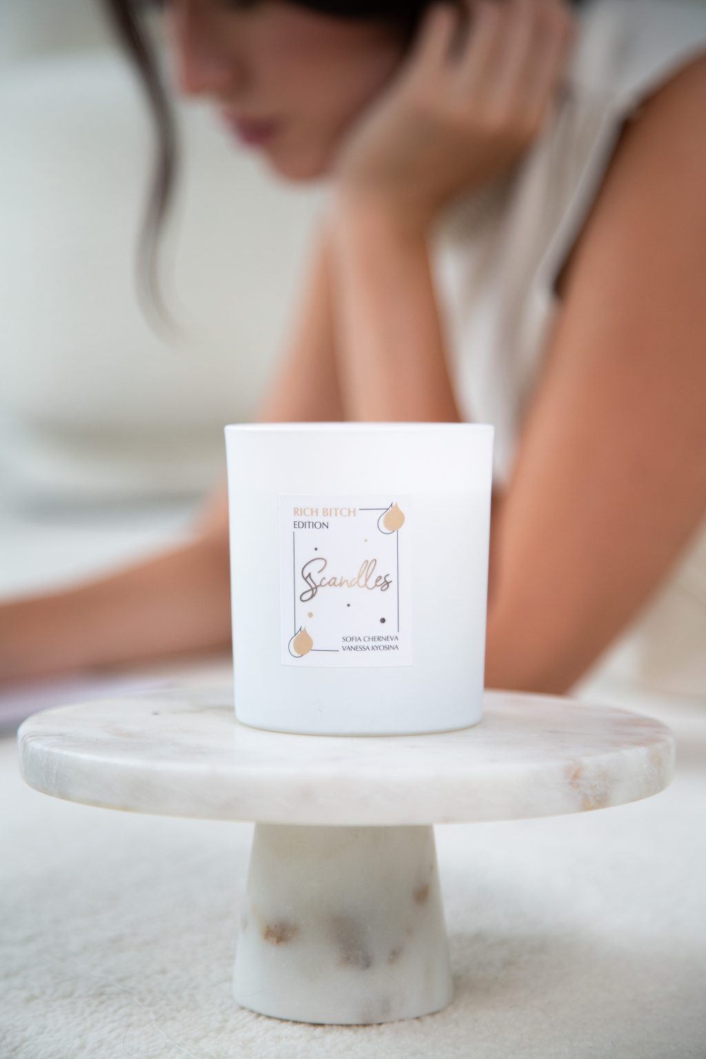 Scandles and Vanessa Kyosina Rich Bitch edition candle