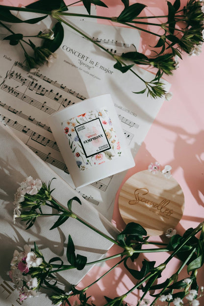 Scandles and EL boutique Spring symphony limited candle