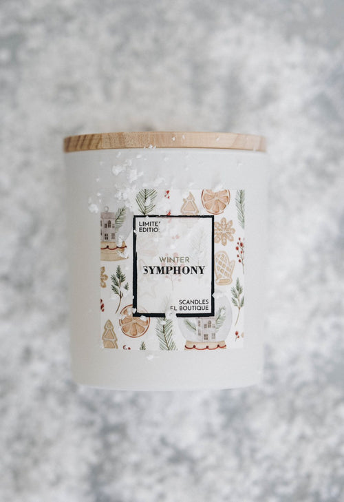 Scandles and EL boutique Winter symphony limited candle